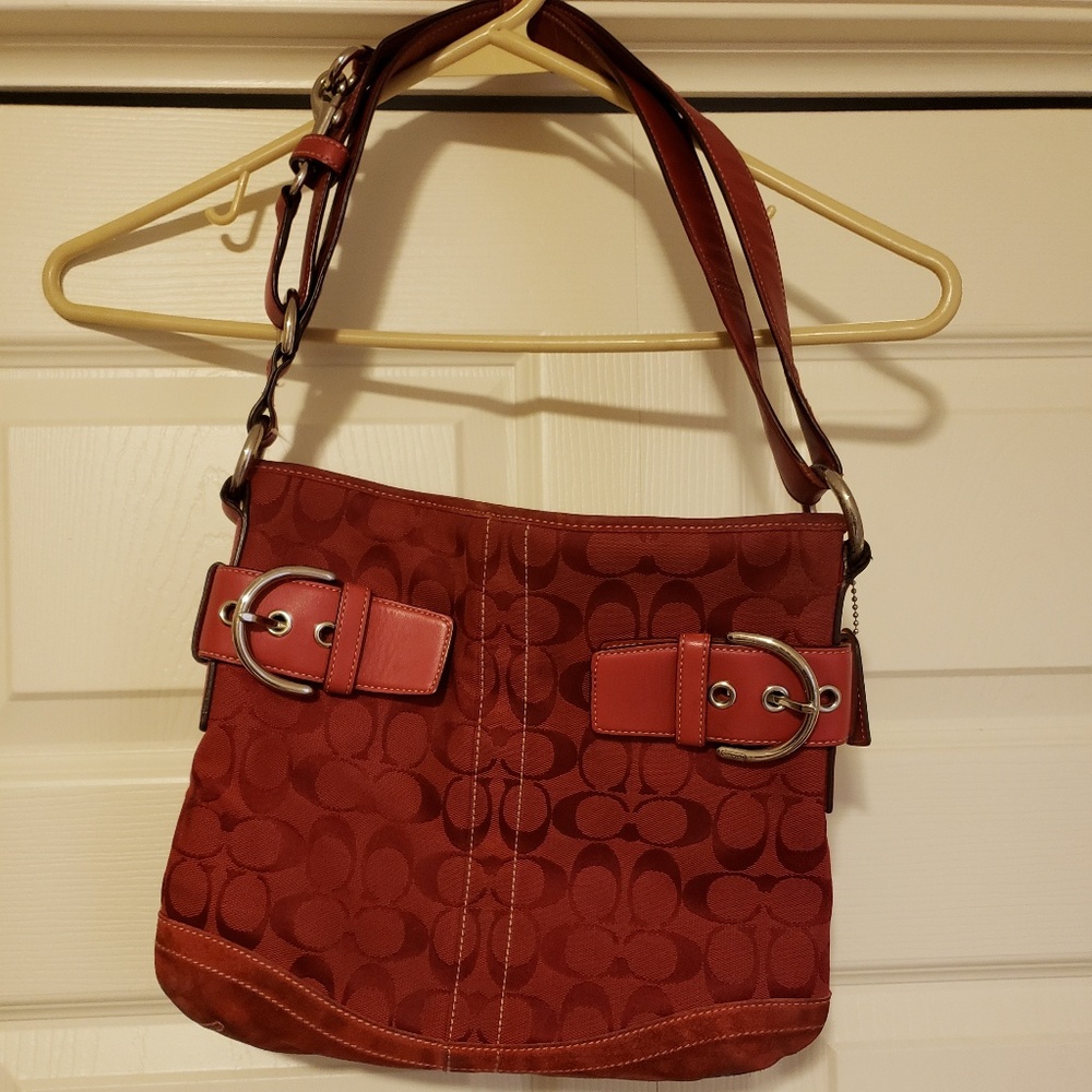 Red Coach Purse
